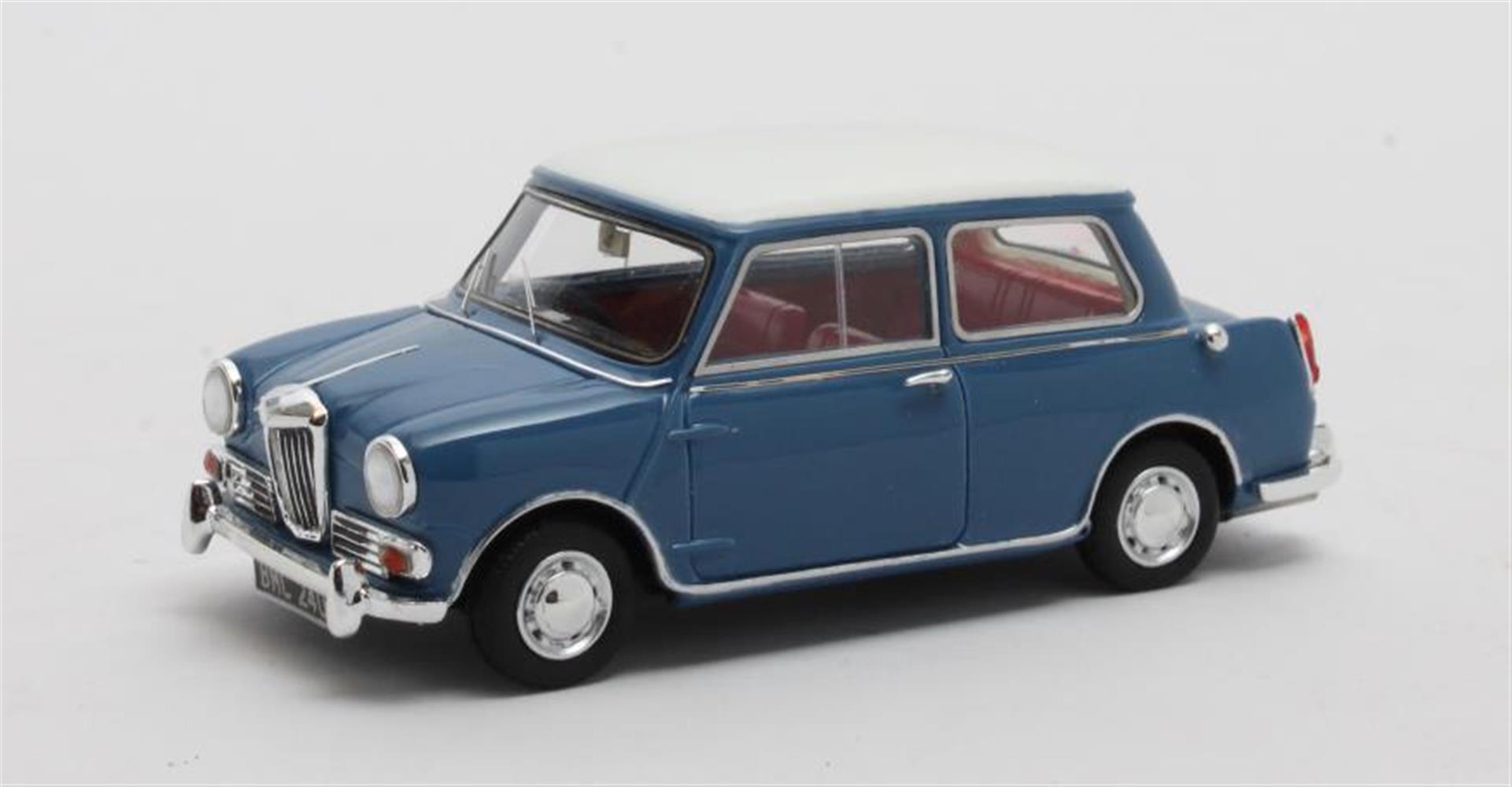 Mini Riley Elf Mk.II 1963-1967 Wit/Blauw - 1:43